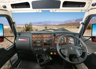 kenworth truck interior